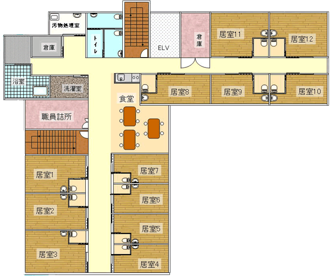 施設間取り